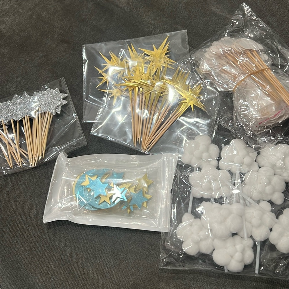Party pack of Cupcake/Dessert toppers